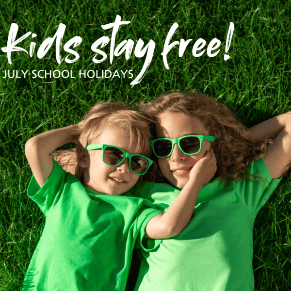 Kids stay free! July School Holidays
